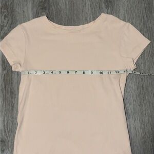 Club Monaco Soft Pink Short Sleeve Tee